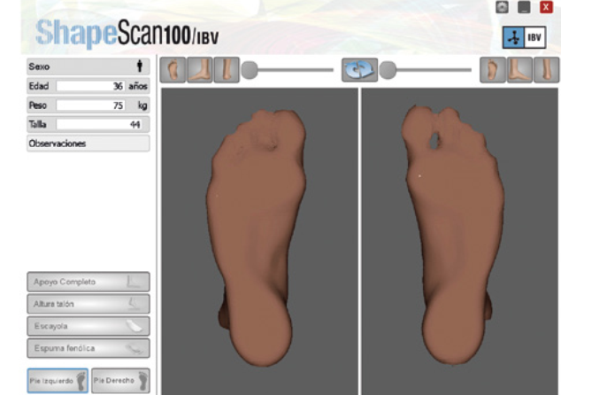 三维足底扫描系统ShapeScan100/IBV - 图片 2